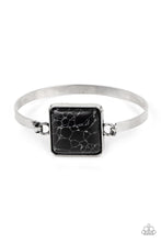 Load image into Gallery viewer, Turning a CORNERSTONE - Black Stone Bracelet- Paparazzi Accessories

