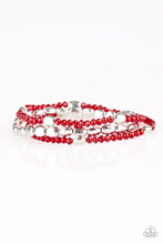 Load image into Gallery viewer, Hello Beautiful- Red Bracelet -Paparazzi Accessories
