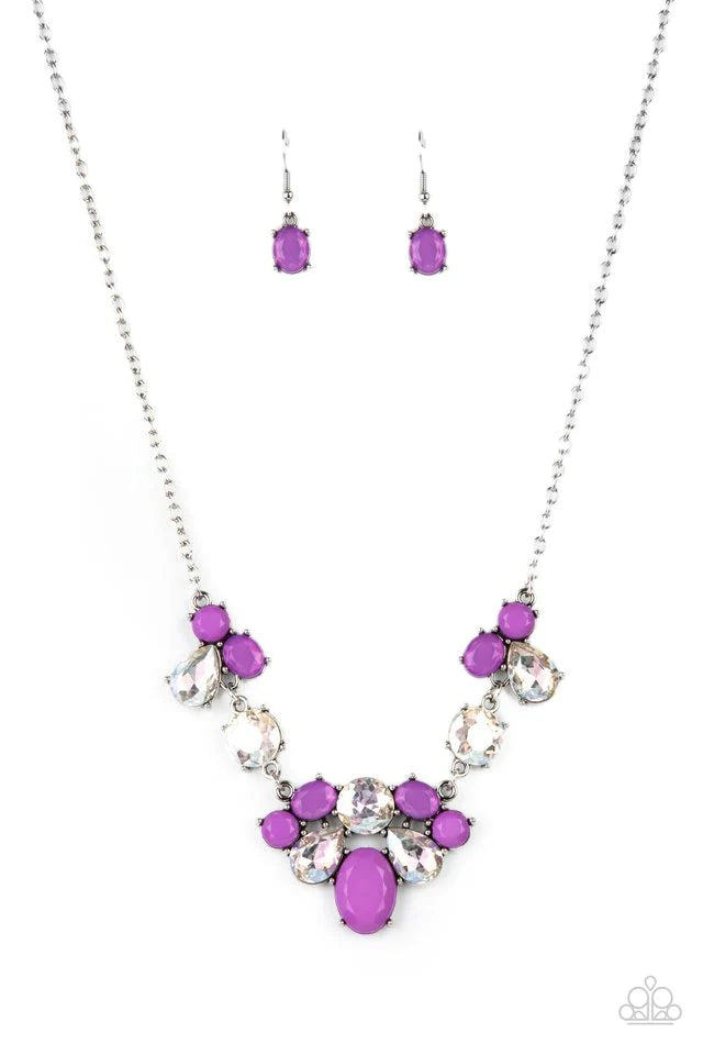 Ethereal Romance- Purple Necklace- Paparazzi Accessories