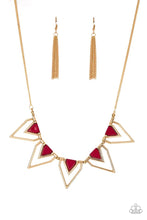 Load image into Gallery viewer, The Pack Leader- Red Necklace- Paparazzi Accessories
