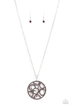 Load image into Gallery viewer, Thanks A MEDALLION- Purple Necklace- Paparazzi Accessories
