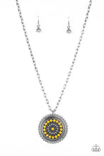 Load image into Gallery viewer, Lost SOL- Yellow Necklace- Paparazzi Accessories
