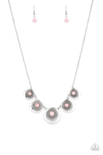 Load image into Gallery viewer, Solar Beam- Pink Necklace- Paparazzi Accessories
