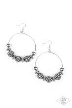 Load image into Gallery viewer, I Can Take a Compliment- Silver Earrings - LIFE OF THE PARTY- Paparazzi Accessories
