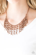 Load image into Gallery viewer, Rebel Remix - Copper Necklace- Paparazzi Accessories
