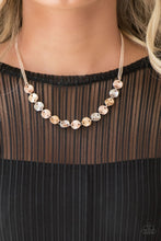 Load image into Gallery viewer, Simple Sheen - Rose Gold Necklace- Paparazzi Accessories
