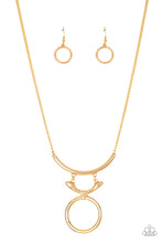 Load image into Gallery viewer, Walk Like An Egyptian - Gold Necklace- Paparazzi Accessories
