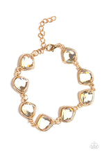 Load image into Gallery viewer, Perfect Imperfection - Gold Bracelet Paparazzi Accessories
