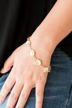 Load image into Gallery viewer, Perfect Imperfection - Gold Bracelet Paparazzi Accessories
