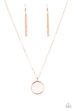 Load image into Gallery viewer, Shimmering Seashores - Shiny Copper Necklace- Paparazzi Accessories
