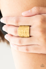 Load image into Gallery viewer, Paleo Patterns - Gold Ring- Paparazzi Accessories

