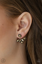 Load image into Gallery viewer, A Force To BEAM Reckoned With - Brass Earrings - Paparazzi Accessories
