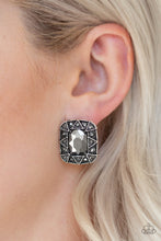 Load image into Gallery viewer, Young Money - Silver Earrings- Paparazzi Accessories

