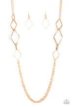 Load image into Gallery viewer, Fashion Fave - Gold Necklace- Paparazzi Accessories
