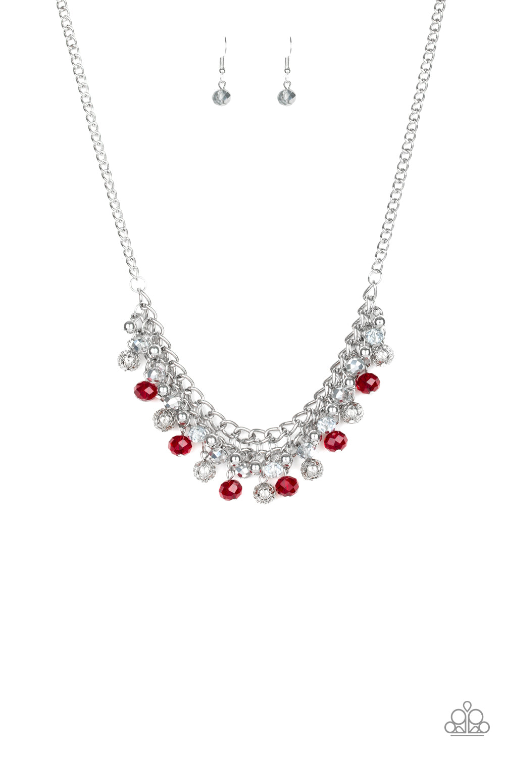 Party Spree - Red Necklace- Paparazzi Accessories