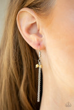 Load image into Gallery viewer, Get A ROAM!- Yellow Necklace- Paparazzi Accessories
