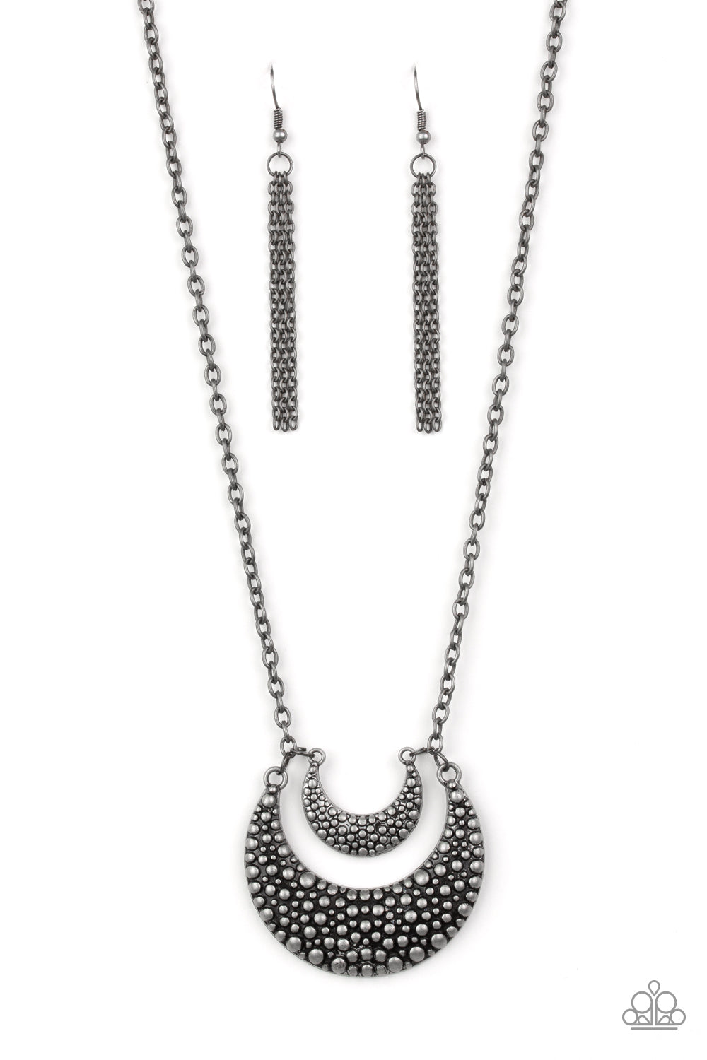 Get Well MOON - Silver Necklace- Paparazzi Accessories