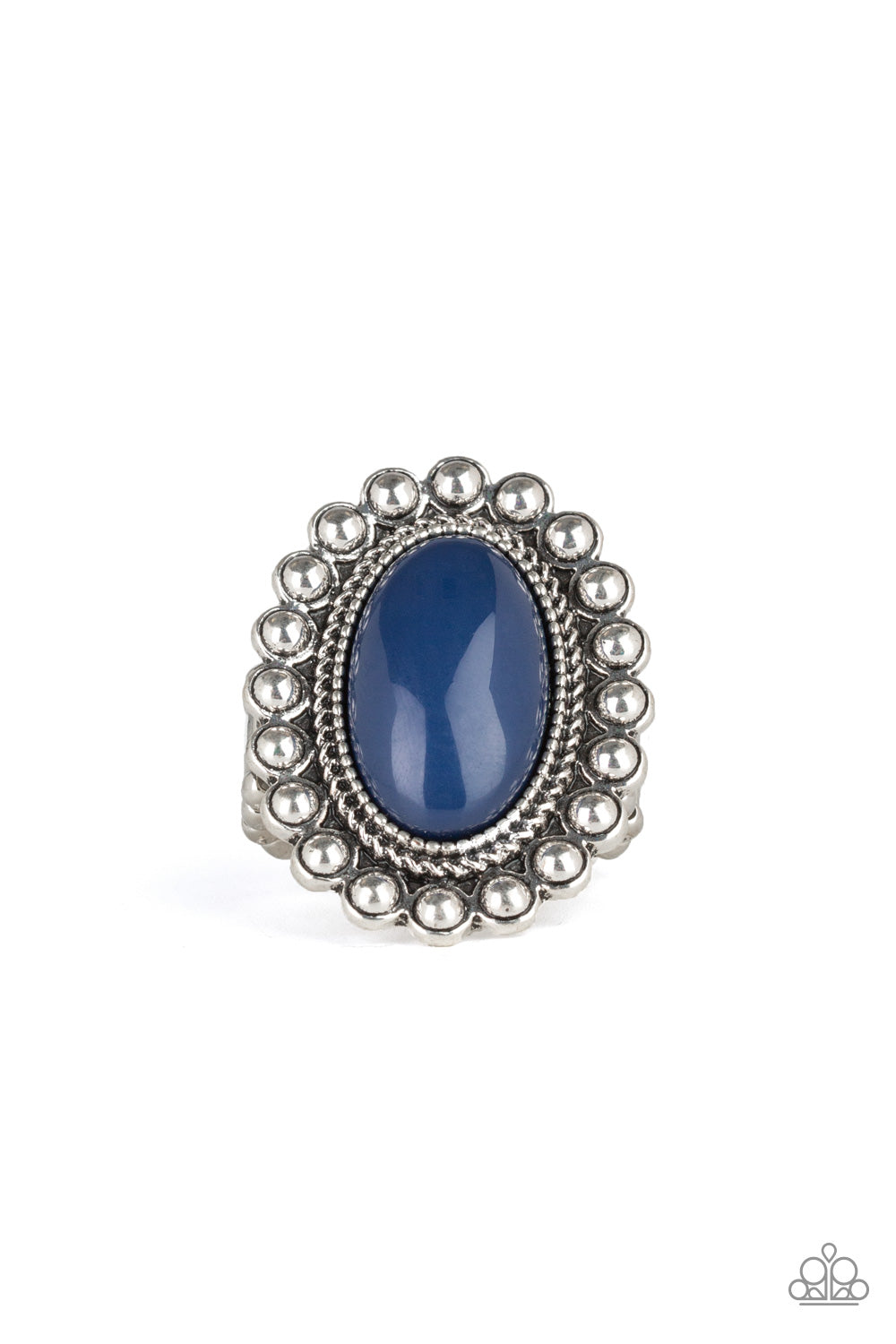 Ready To Pop - Blue Ring- Paparazzi Accessories