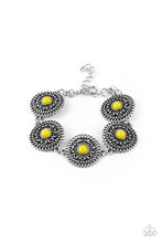 Load image into Gallery viewer, Mojave Mandalas - Yellow Bracelet- Paparazzi Accessories
