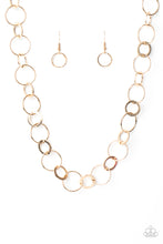 Load image into Gallery viewer, Revolutionary Radiance - Gold Necklace- Paparazzi Accessories
