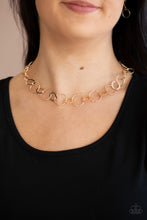 Load image into Gallery viewer, Revolutionary Radiance - Gold Necklace- Paparazzi Accessories

