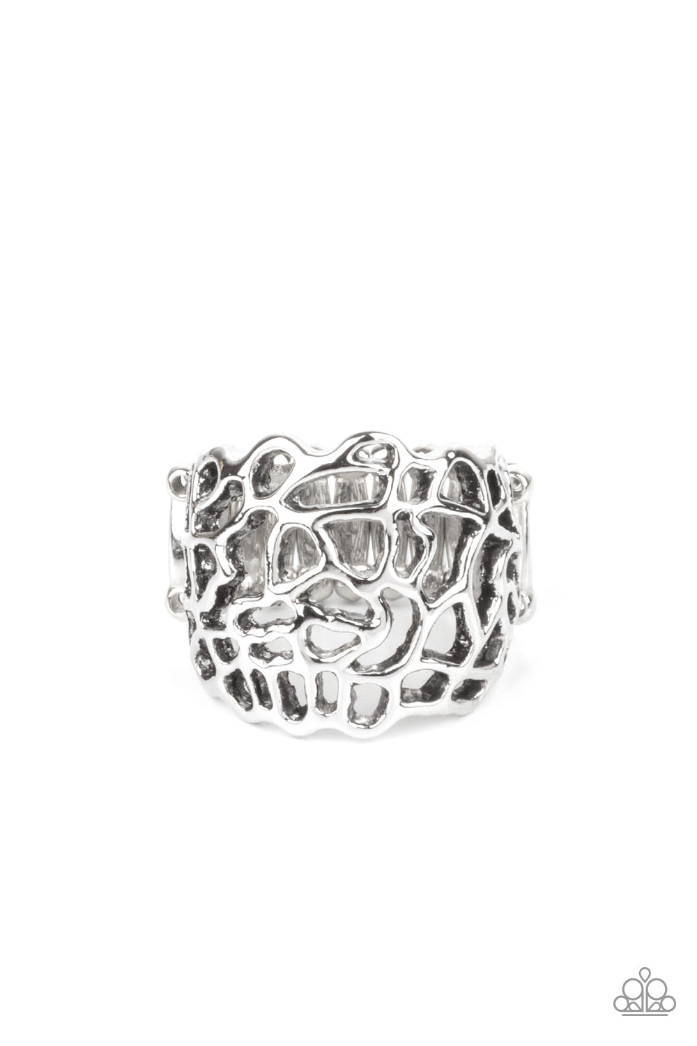 Get Your FRILL - Silver Ring- Paparazzi Accessories