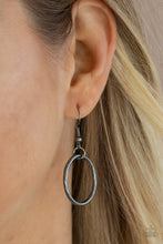 Load image into Gallery viewer, The Inner Workings - Black Gunmetal Necklace- Paparazzi Accessories
