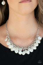 Load image into Gallery viewer, BEACHFRONT and Center - White Necklace- Paparazzi Accessories
