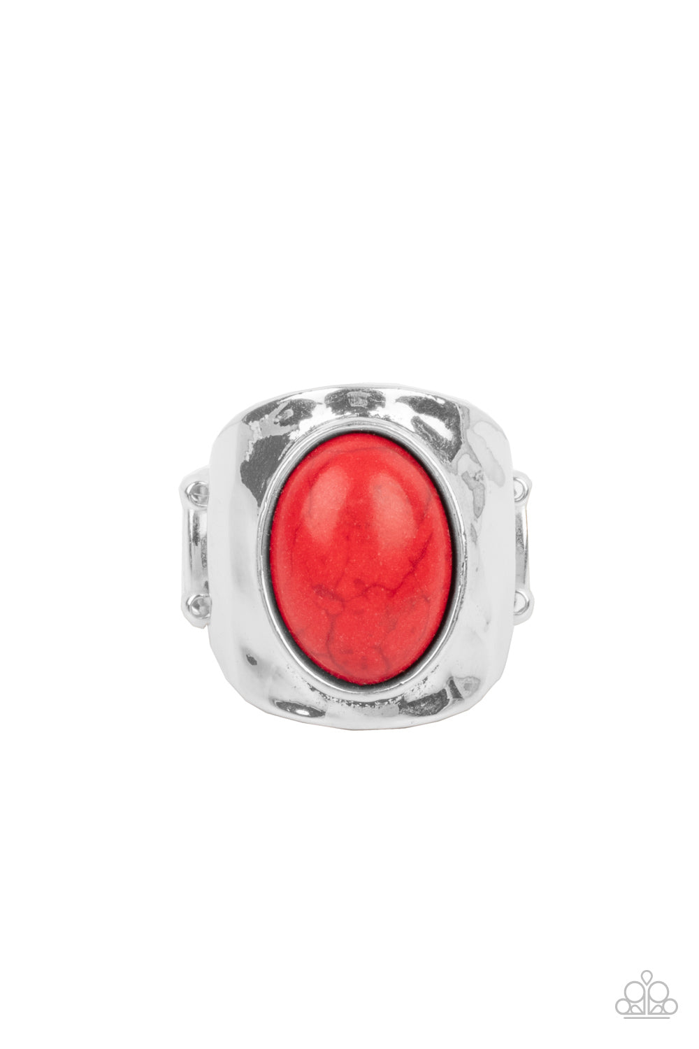 Elemental Essence - Red Ring- Paparazzi Accessories