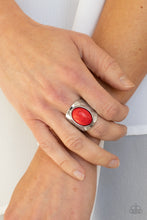 Load image into Gallery viewer, Elemental Essence - Red Ring- Paparazzi Accessories
