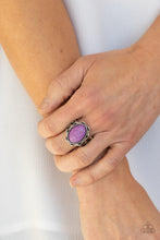 Load image into Gallery viewer, Flowering Dunes - Purple Ring- Paparazzi Accessories
