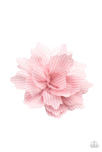 Load image into Gallery viewer, Plaid Prairies - Pink Hair Clip- Paparazzi Accessories
