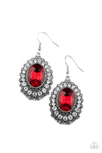 Load image into Gallery viewer, Glacial Gardens- Red Earrings- Paparazzi Accessories
