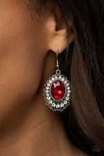 Load image into Gallery viewer, Glacial Gardens- Red Earrings- Paparazzi Accessories
