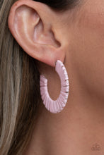 Load image into Gallery viewer, A Chance of RAINBOWS - Pink Earrings - Paparazzi Accessories
