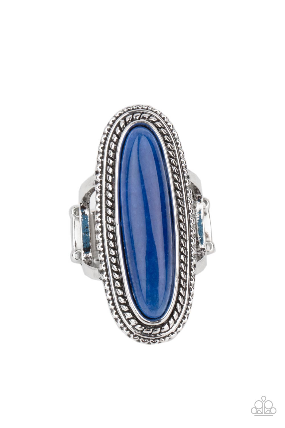 Stone Healer - Blue Ring -Paparazzi Accessories