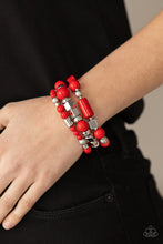 Load image into Gallery viewer, Perfectly Prismatic - Red Bracelet- Paparazzi Accessories
