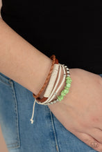 Load image into Gallery viewer, Keep At ROAM Temperature - Green Bracelet- Paparazzi Accessories
