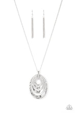 Load image into Gallery viewer, Renegade Ripples - Silver Necklace- Paparazzi Accessories
