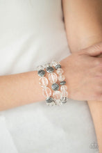 Load image into Gallery viewer, Crystal Charisma - White Bracelet- Paparazzi Accessories
