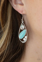 Load image into Gallery viewer, Harmonious Harbors - Blue Earrings- Paparazzi Accessories
