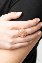 Load image into Gallery viewer, Magically Moroccan - Shiny Copper Ring- Paparazzi Accessories
