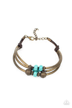 Load image into Gallery viewer, Road Trip Rebel - Brass Bracelet -Paparazzi Accessories
