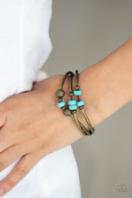 Load image into Gallery viewer, Road Trip Rebel - Brass Bracelet -Paparazzi Accessories
