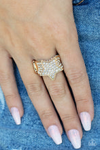 Load image into Gallery viewer, Here Come The Fireworks - Gold Star Ring
