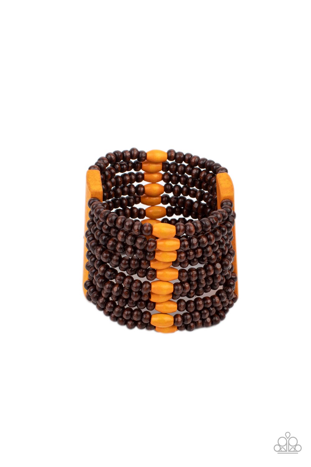 Tropical Trendsetter - Orange Bracelet- Paparazzi Accessories