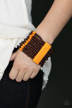 Load image into Gallery viewer, Tropical Trendsetter - Orange Bracelet- Paparazzi Accessories
