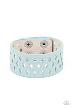 Load image into Gallery viewer, Glamp Champ - Blue Wrap Bracelet -Paparazzi Accessories
