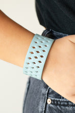 Load image into Gallery viewer, Glamp Champ - Blue Wrap Bracelet -Paparazzi Accessories
