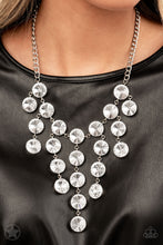 Load image into Gallery viewer, Spotlight Stunner- White Necklace- BLOCKBUSTER -Paparazzi Accessories
